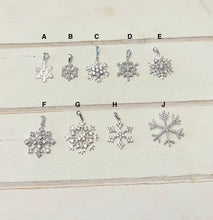 Load image into Gallery viewer, Snowflake pendants (9 options)