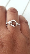 Load image into Gallery viewer, Sterling Silver Lobster Ring - Maine Lobster