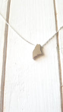 Load image into Gallery viewer, Maine Map Necklace
