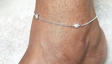 Load image into Gallery viewer, Turtle Anklet - 3 turtles