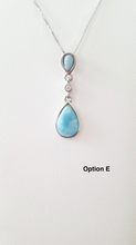 Load image into Gallery viewer, Teardrop &amp; CZ pendant
