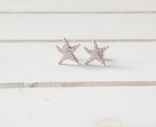 Load image into Gallery viewer, Cz Starfish Studs