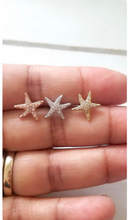 Load image into Gallery viewer, Cz Starfish Studs