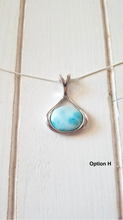 Load image into Gallery viewer, Oval Larimar Necklace
