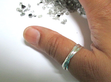 Load image into Gallery viewer, 3 Band rolling ring