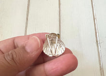 Load image into Gallery viewer, Scallop Shell Earrings ( medium)
