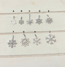 Load image into Gallery viewer, Snowflake pendants (9 options)
