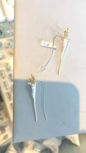 Load image into Gallery viewer, Flower Earrings - 2tone
