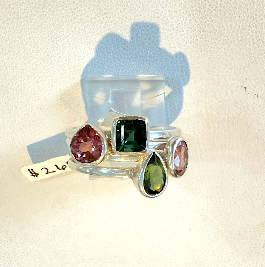 4 Tourmaline ring- private listing