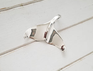 Extra Larger Whale Tail Pendant