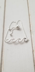 Multi Wave bracelet - Silver and 2 tone