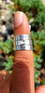 Lobster , Ogunquit , & Anchor Engraved rings