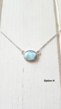 Load image into Gallery viewer, Oval Larimar necklace
