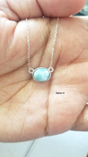 Load image into Gallery viewer, Oval Larimar necklace
