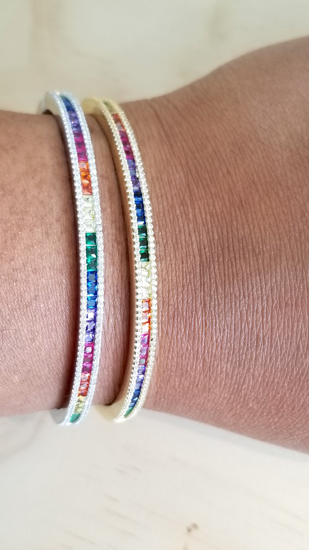 Rainbow bangle