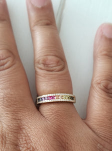 Rainbow Ring - Silver & Gold