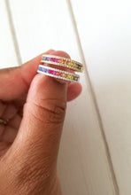 Load image into Gallery viewer, Rainbow Ring - Silver &amp; Gold
