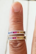 Load image into Gallery viewer, Rainbow Ring - Silver &amp; Gold
