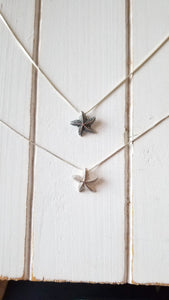 Knobby Starfish Pendant Sterling Silver