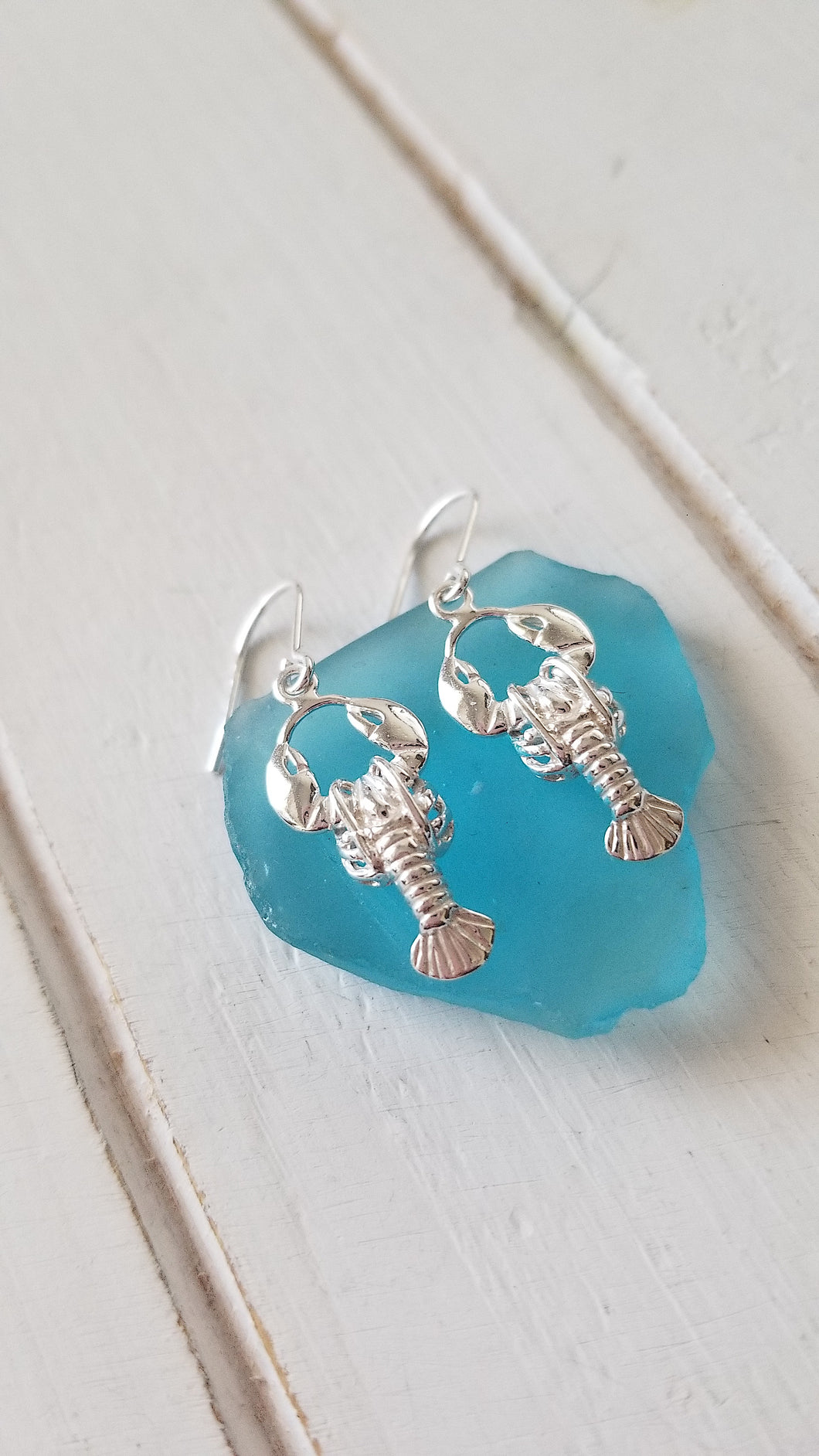 Lobster Dangling Earrings