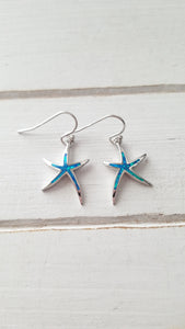 Opal Starfish Earrings (Small)