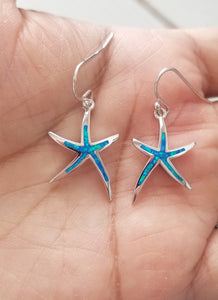 Opal Starfish Earrings (Small)