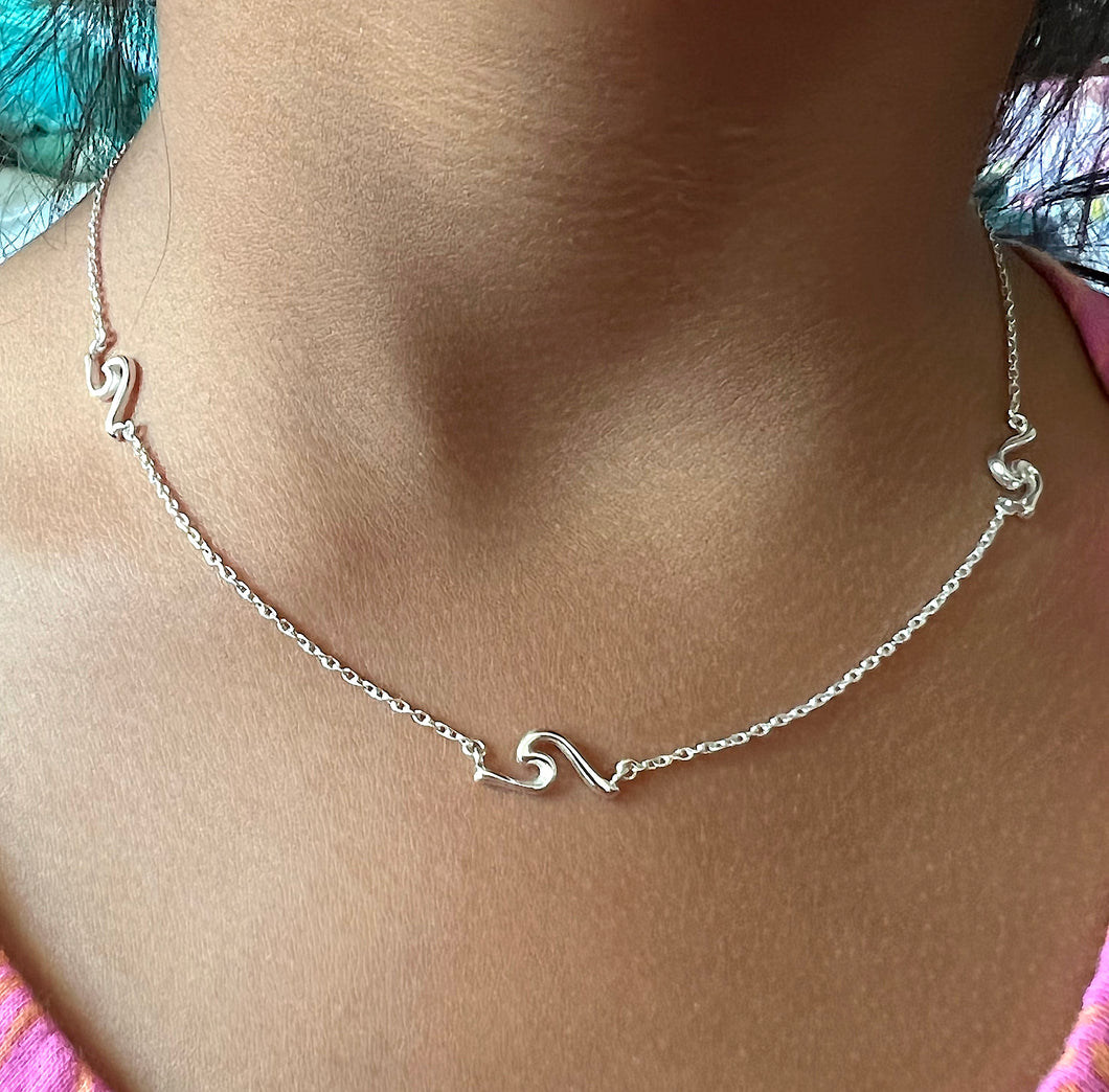 Triple Wave Necklace