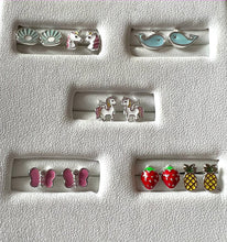 Load image into Gallery viewer, Enamel earrings (multi)

