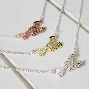 Lobster Necklace - Available in 3 colors