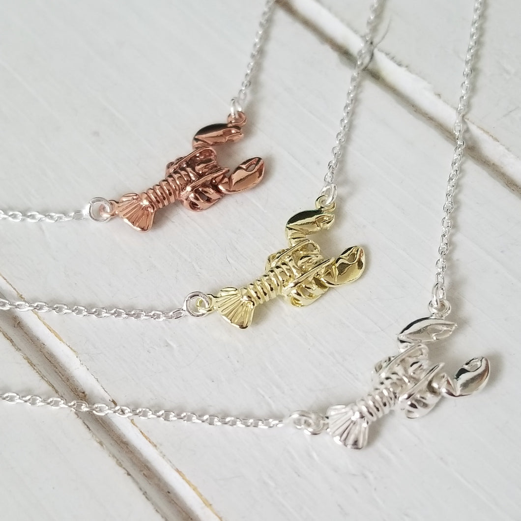 Lobster Necklace - Available in 3 colors