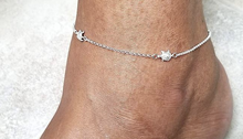 Load image into Gallery viewer, Turtle Anklet - 3 turtles
