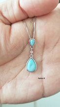 Load image into Gallery viewer, Teardrop &amp; CZ pendant
