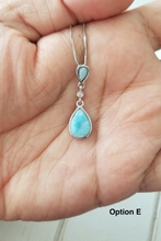 Load image into Gallery viewer, Teardrop &amp; CZ pendant
