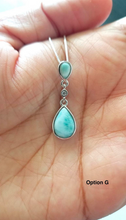 Load image into Gallery viewer, Teardrop &amp; CZ pendant
