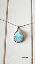 Load image into Gallery viewer, Teardrop Larimar Necklace
