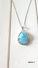 Load image into Gallery viewer, Teardrop Larimar Necklace
