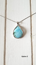 Load image into Gallery viewer, Teardrop Larimar Necklace
