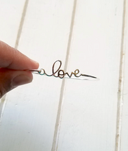 Load image into Gallery viewer, Love script Bangle

