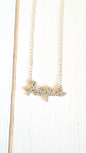 Hope necklace w. Cz's
