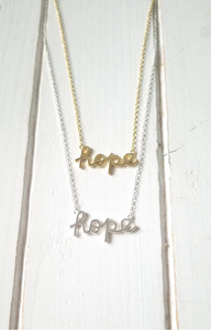 Hope necklace